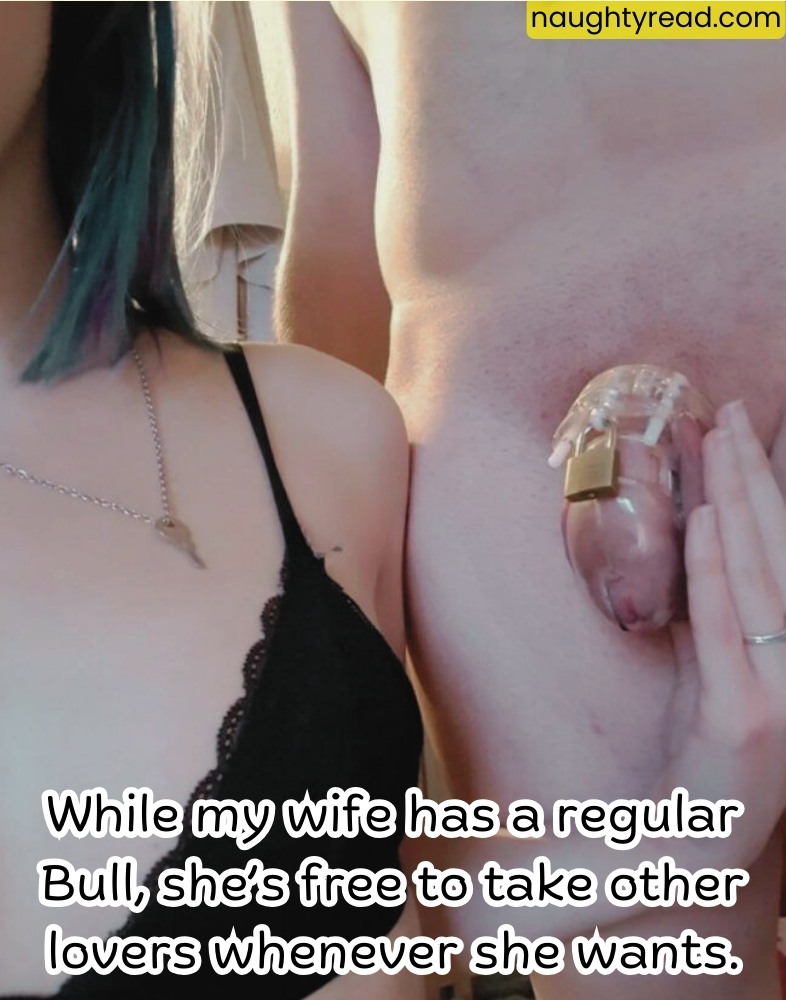 BBC cuckold chastity caption