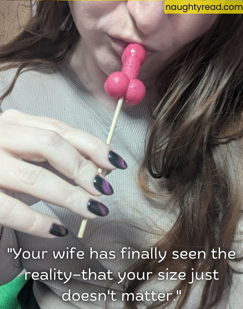 BBC cuckold humiliation caption