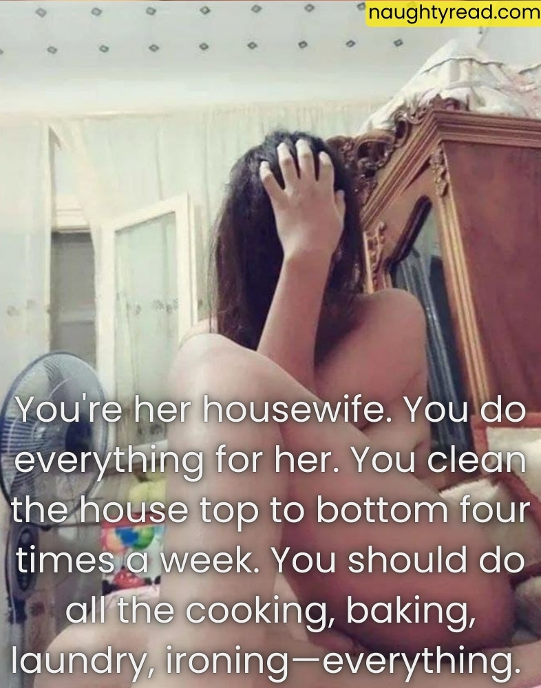 Cuckold cum cleanup husband humiliation caption