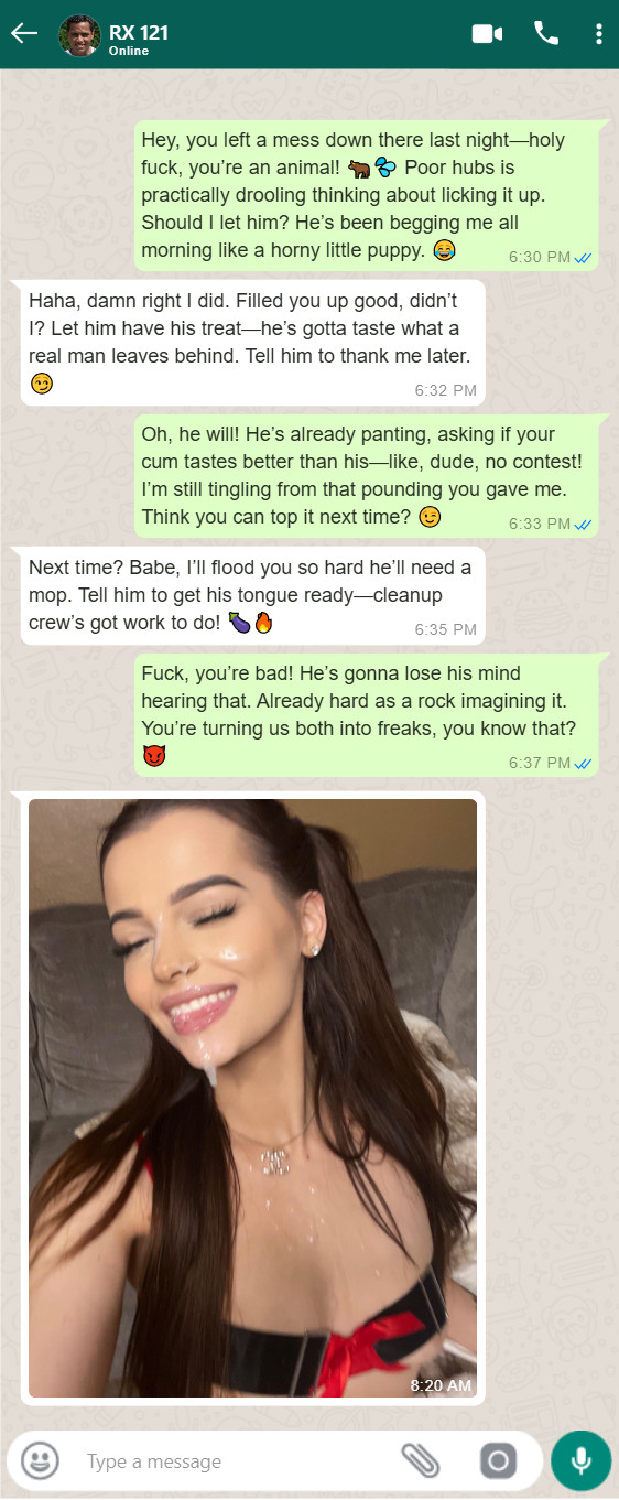 Cuckold Cleanup Conversation