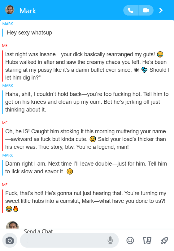 Cuckold Cleanup Chat