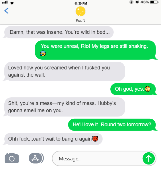 Cheating wife
