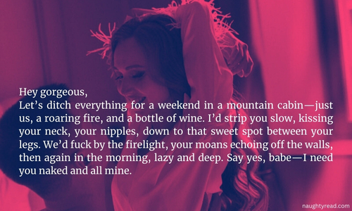 Erotic Letter - Boyfriend to Girlfriend